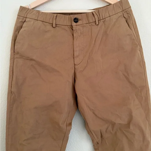 Slim-Fit Khaki Chino Pants - Tan - Picture 2 of 9